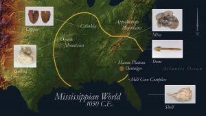 Mississippian World 1050 C.E. map
